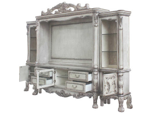 Dresden 121" Poplar Wood Media Console