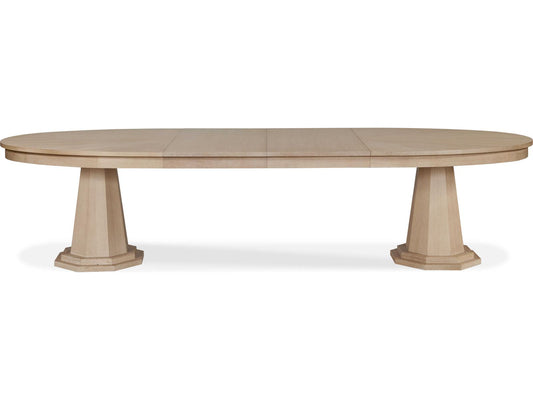Maison '47 Oval 80-Inch Dining Table in Blonde Cerused Oak