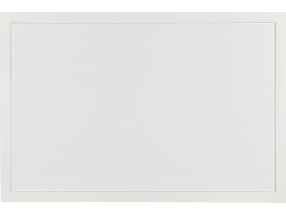 Sail Rectangular Coffee Table in White with Tempered Glass