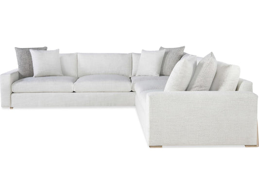 Great Room 2-Piece Fabric Sectional Sofa with Runner Base