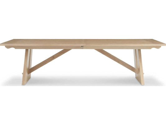 Revival Rectangular Wood Dining Table in Light Oak