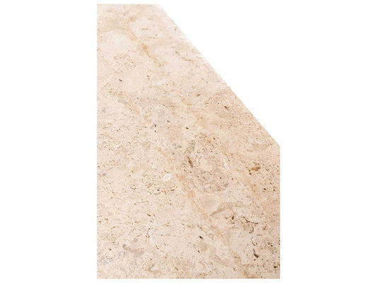 Quincy Rectangular Stone Beige Console Table
