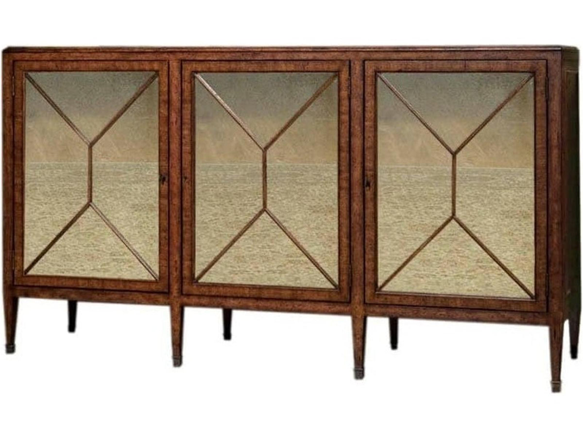 72" Mahogany Wood European Sideboard