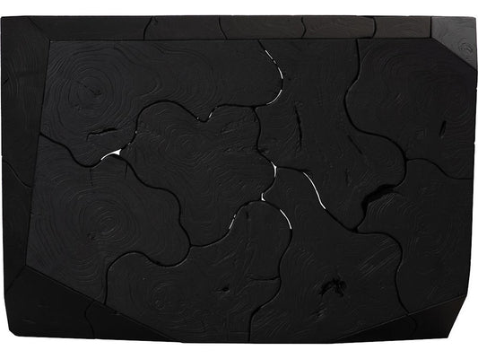 Prism Wood Black Coffee Table