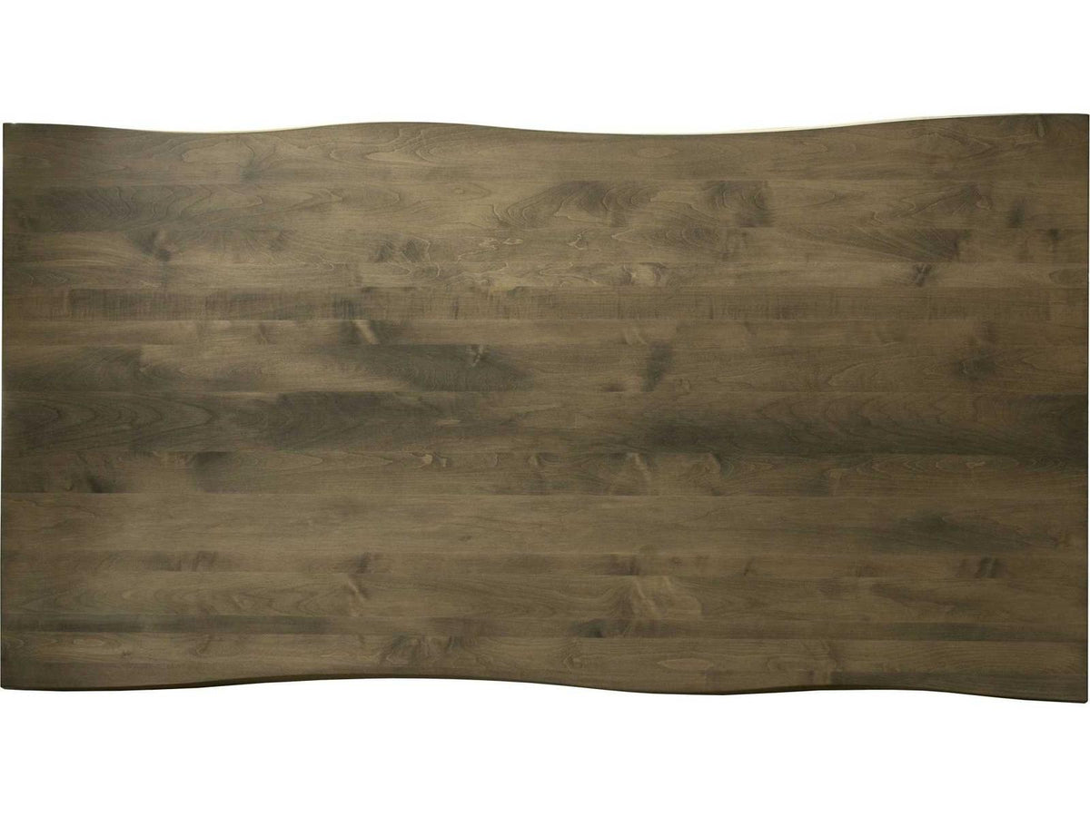 Oracle Emerson Wave Edge Rectangular Wood Dining Table