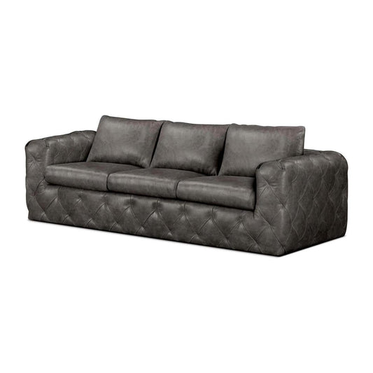 Theodore Alexander Seated Drift Tufted 3 Seater Sofa