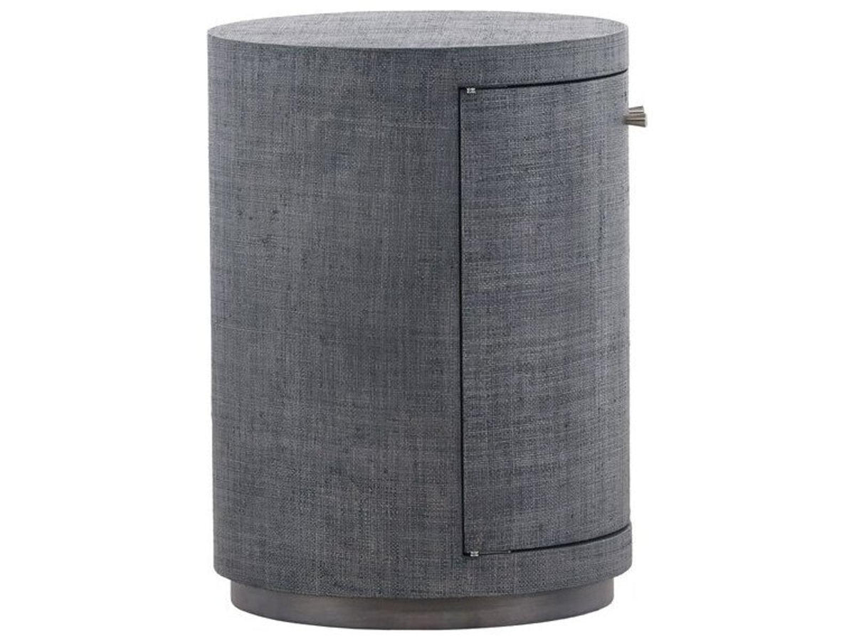 Cella Round Fabric End Table