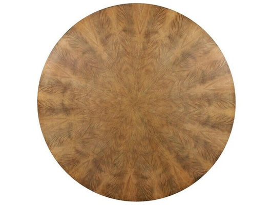 Rendition 72-Inch Round Wood Dining Table in Mocha