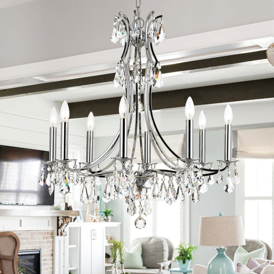 Chrome-Strass Crystal Chandelier