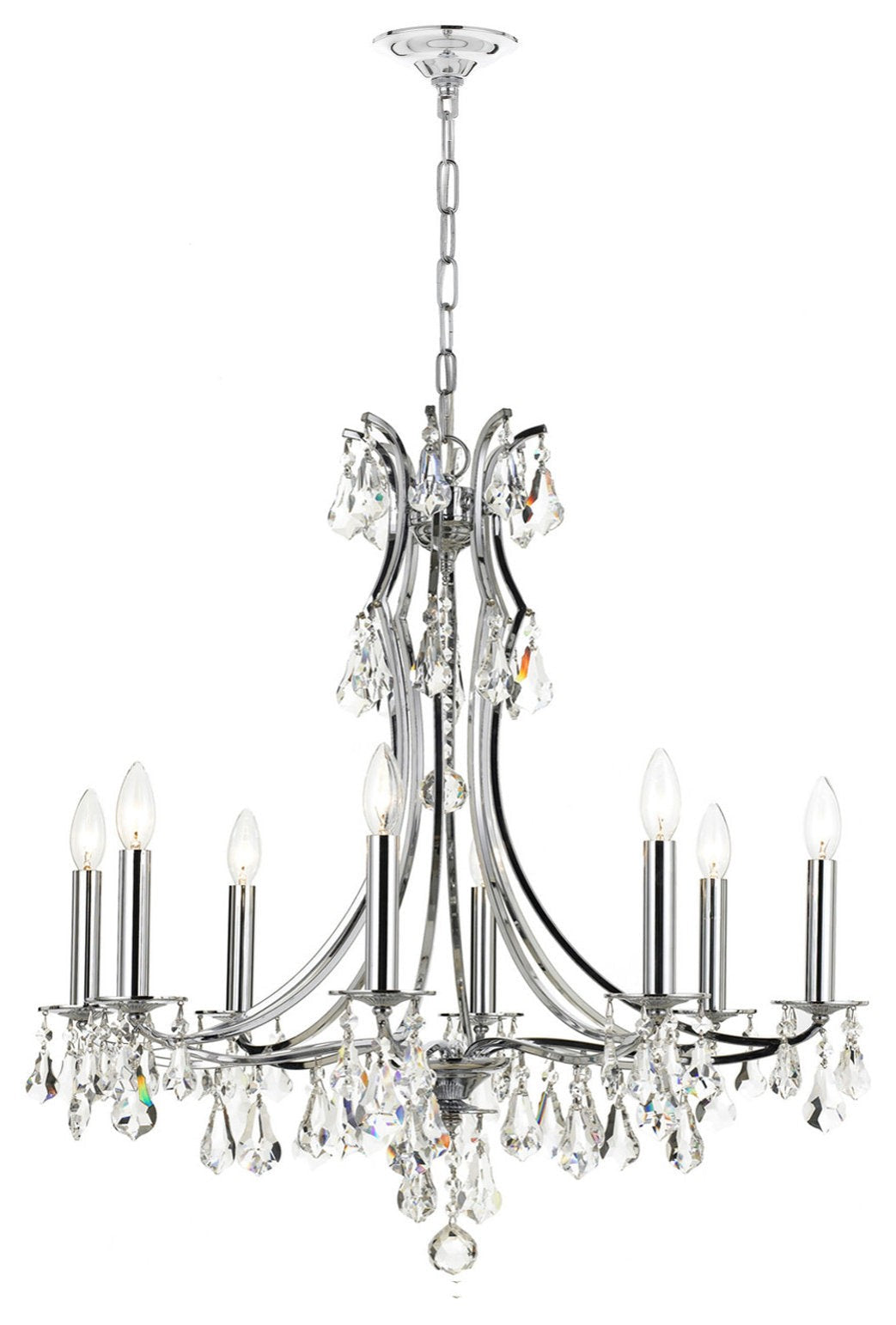 Chrome-Strass Crystal Chandelier