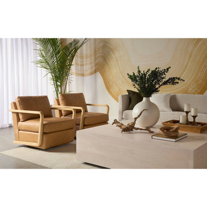 Sunpan Castell Swivel Lounge Chair