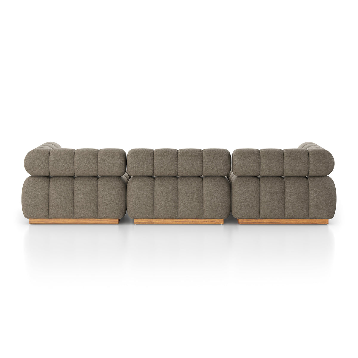 Four Hands Roma Outdoor 3-Piece Sectional with Ottoman