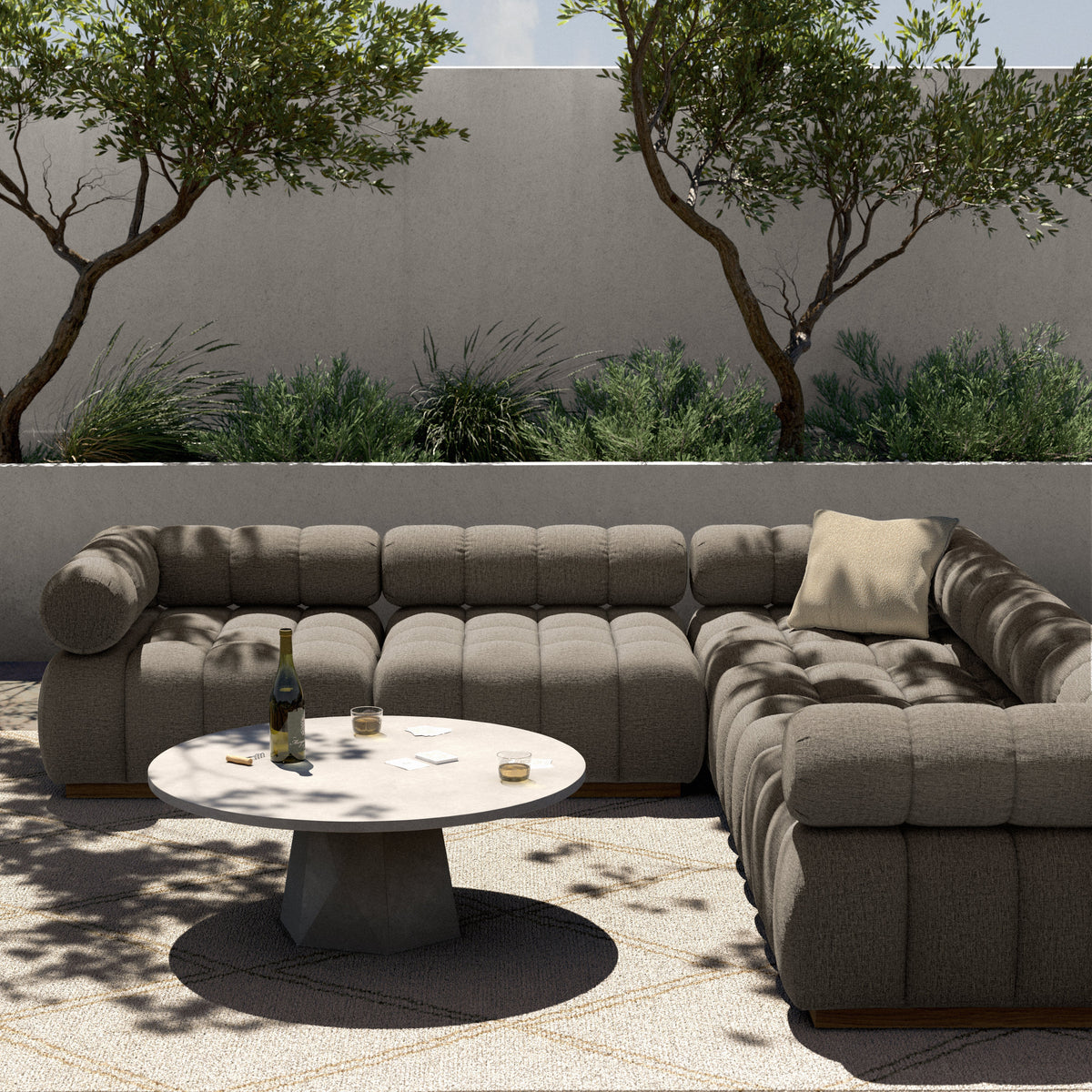 Four Hands Roma Outdoor 5-Piece Sectional