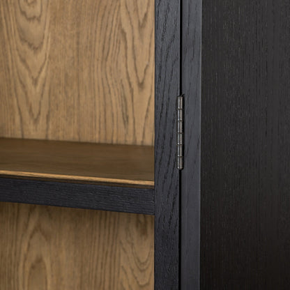 Four Hands Millie Panel and Glass Door Cabinet