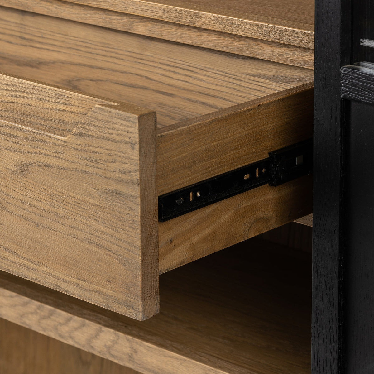 Four Hands Millie Panel and Glass Door Cabinet