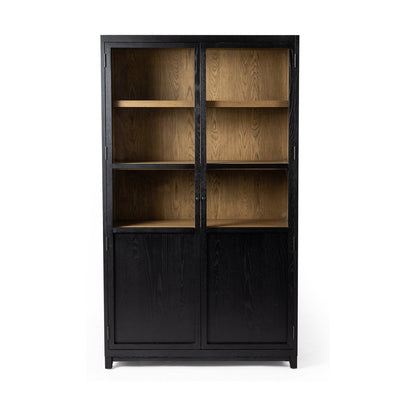 Four Hands Millie Panel and Glass Door Cabinet