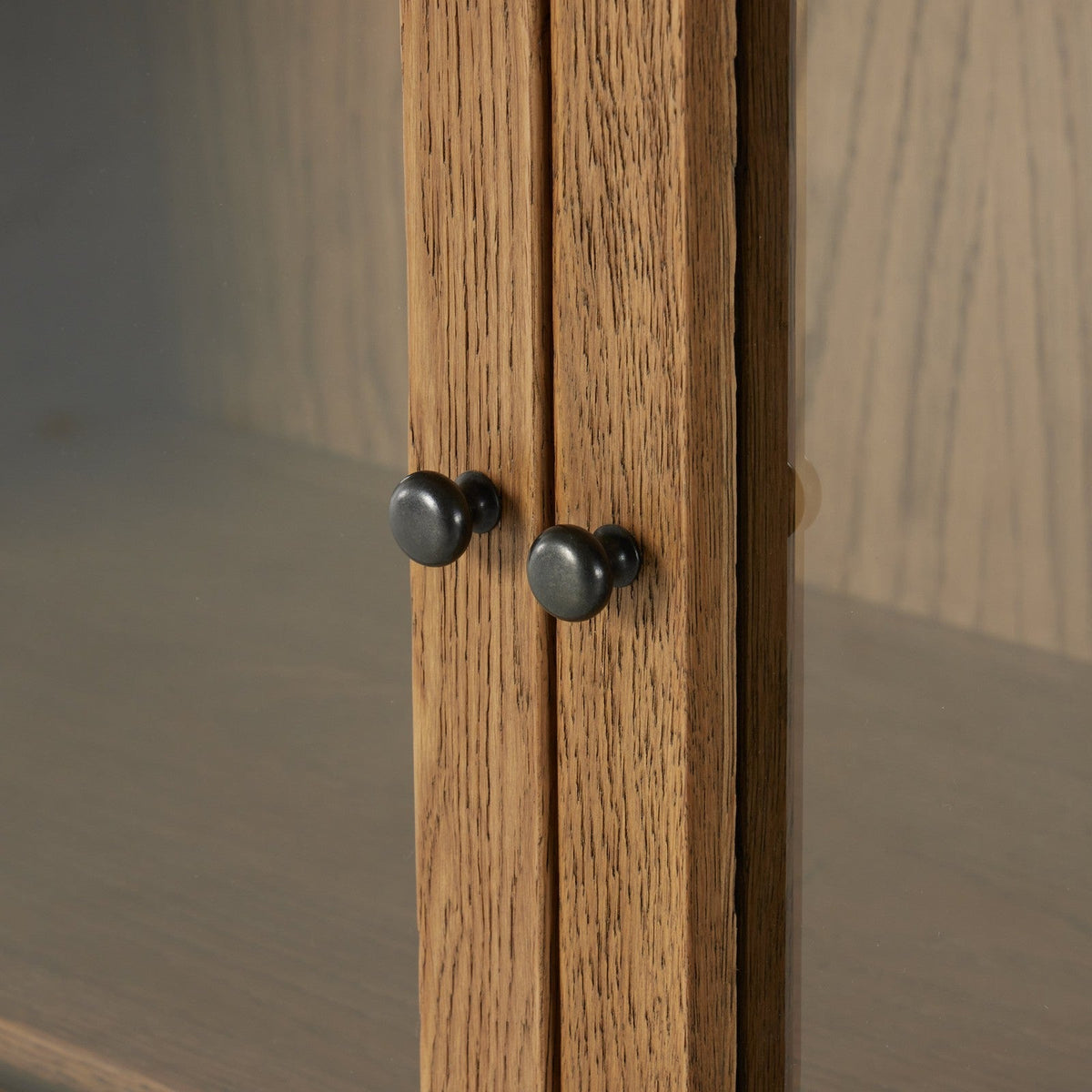 Four Hands Millie Panel and Glass Door Cabinet