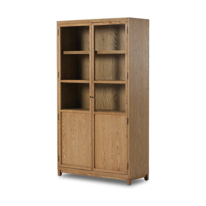 Four Hands Millie Panel and Glass Door Cabinet