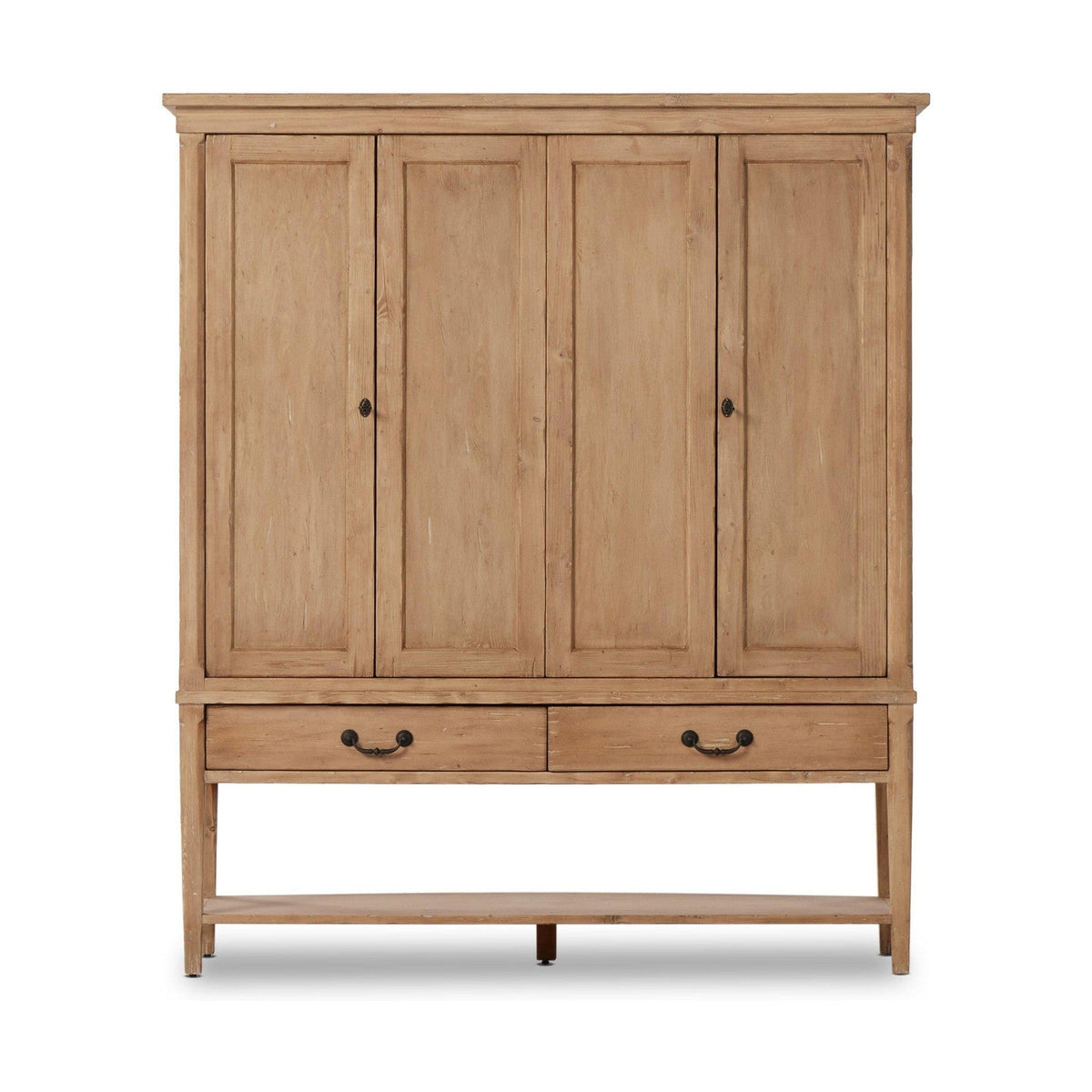 Four Hands Brimley Wide Cabinet-Aged Light Pine