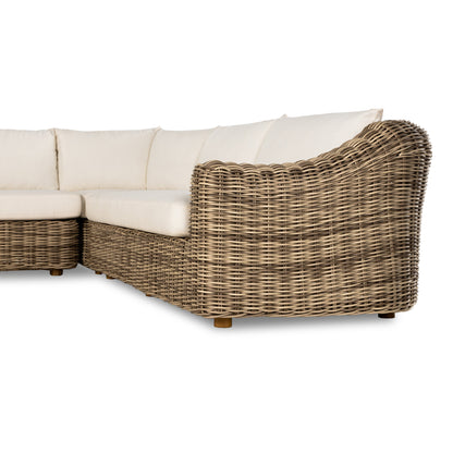 Four Hands Messina Outdoor 3-Piece Sectional Fall Sale