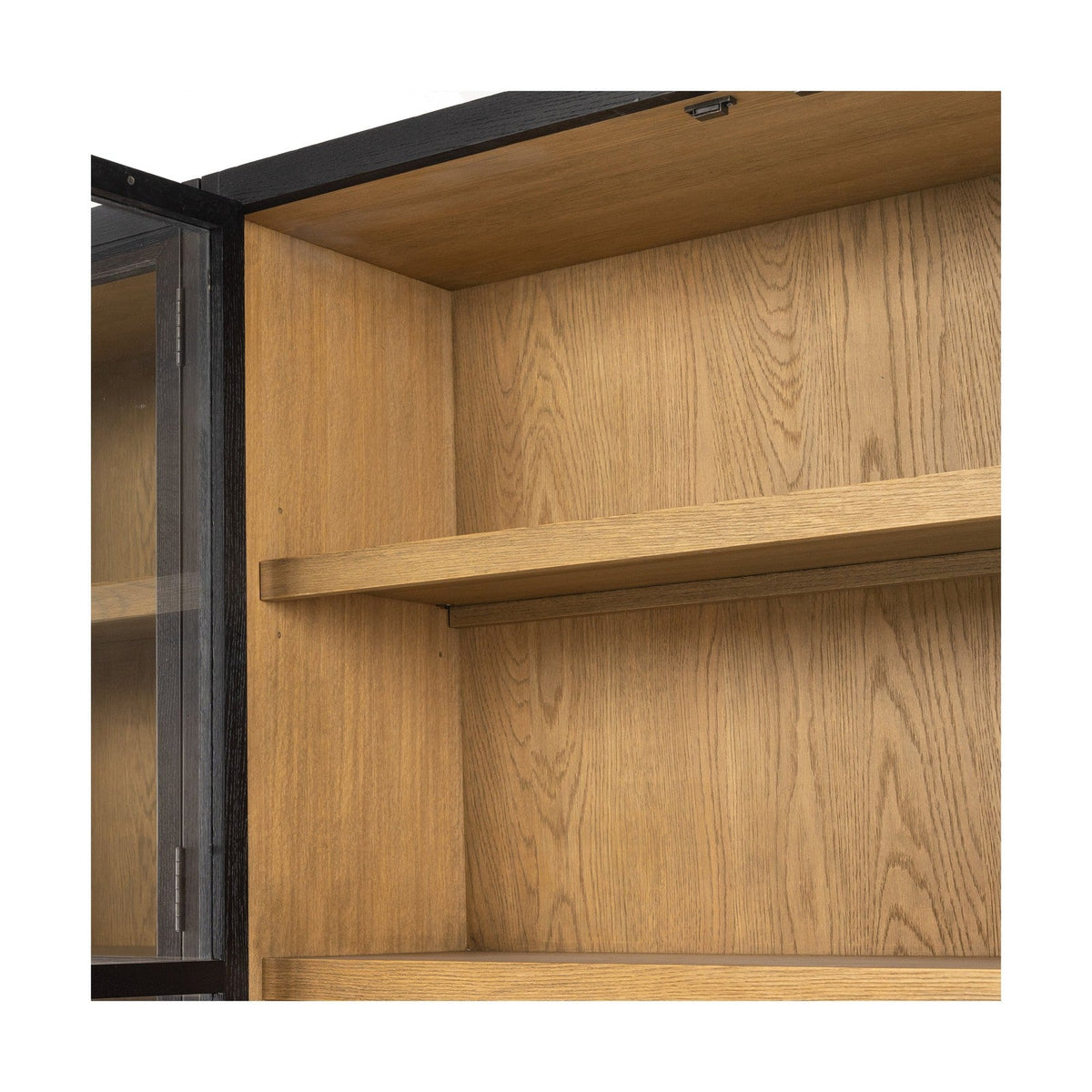 Four Hands Millie Panel and Glass Door Double Cabinet