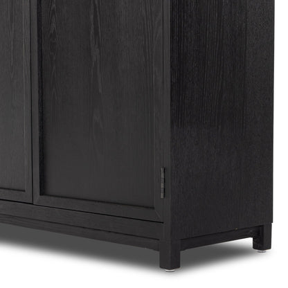 Four Hands Millie Panel and Glass Door Double Cabinet