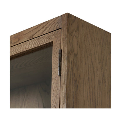Four Hands Millie Panel and Glass Door Double Cabinet