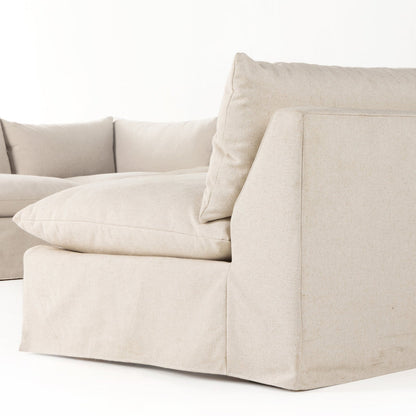 Four Hands Grant Slipcover 5-Piece Sectional