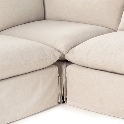 Four Hands Grant Slipcover 5-Piece Sectional