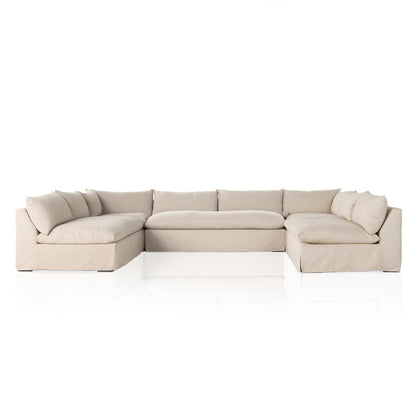 Four Hands Grant Slipcover 5-Piece Sectional