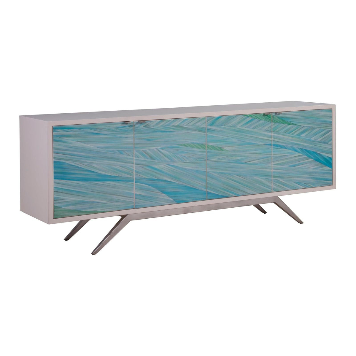 Artistica Home Signature Designs Blue Wave Media Console