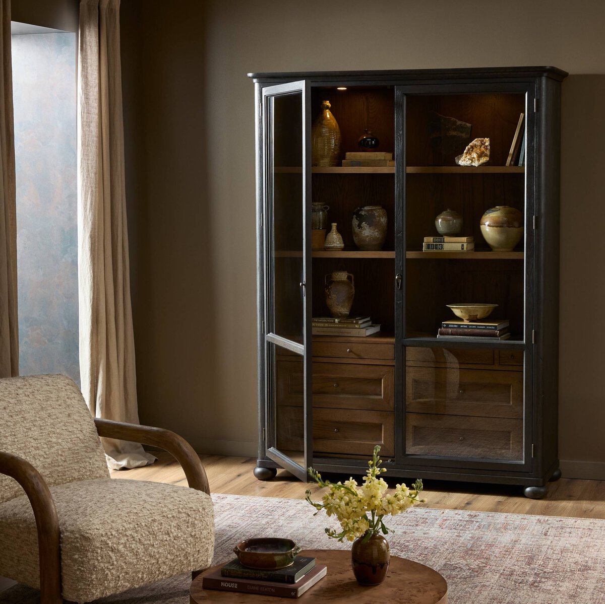 Four Hands Sussex Wide Cabinet