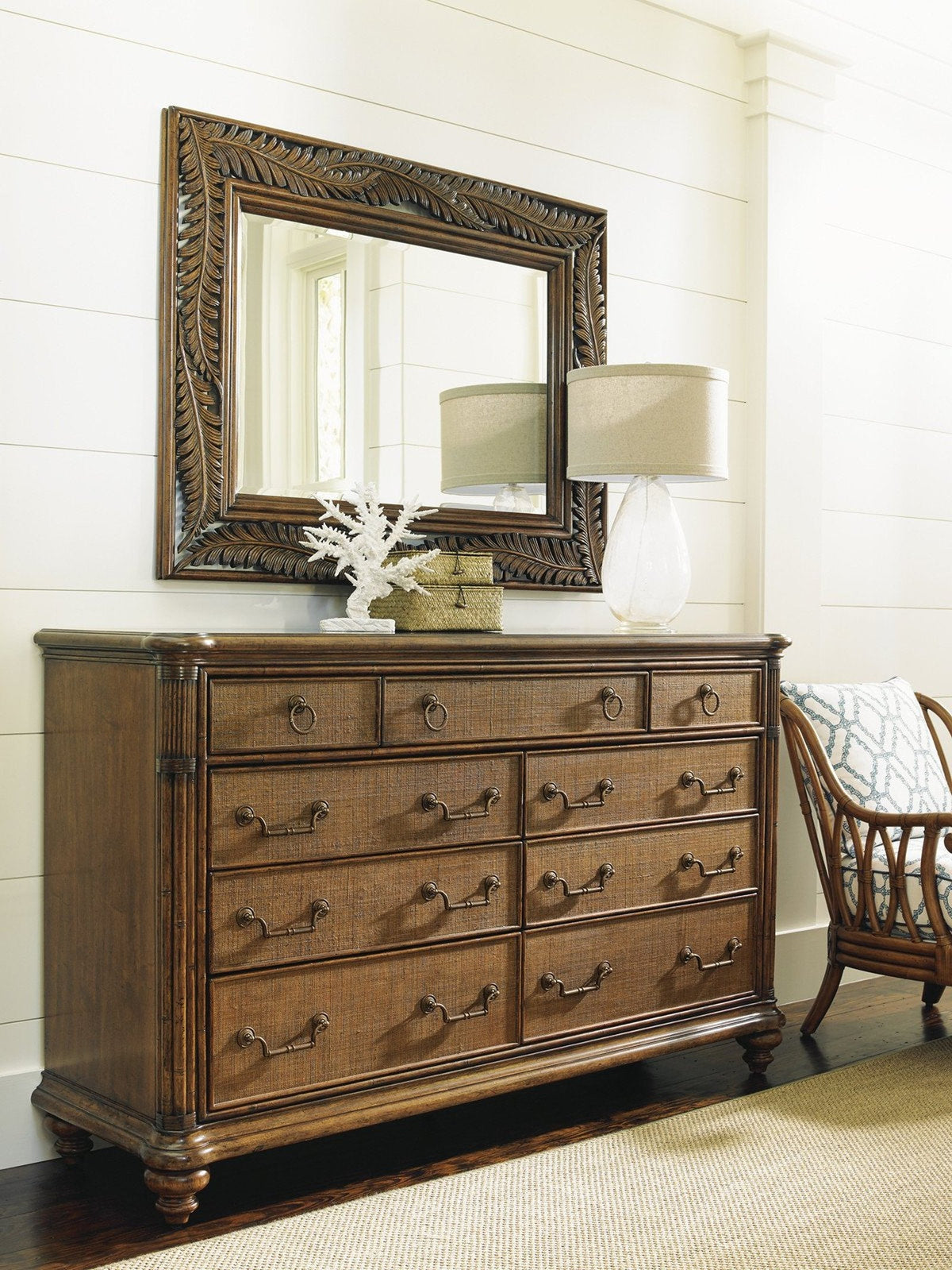 Tommy Bahama Home Bali Hai Costa Sera Triple Dresser