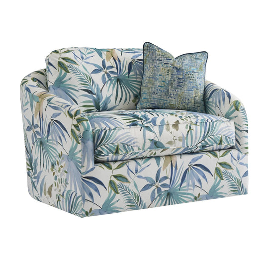 Tommy Bahama Home Key Biscayne Moorings Swivel Chair