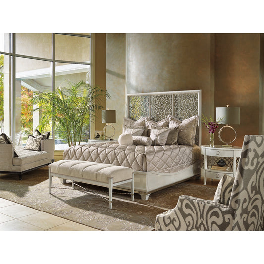 Maitland Smith Bolero Panel Bed - King (Bol11W) DSC