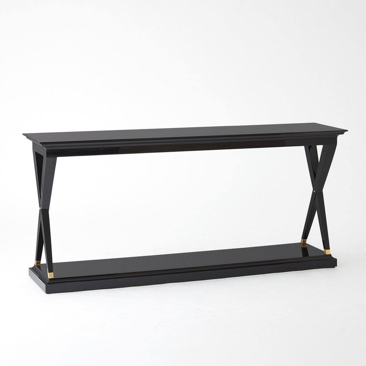 Global Views X-Console-Black Lacquer