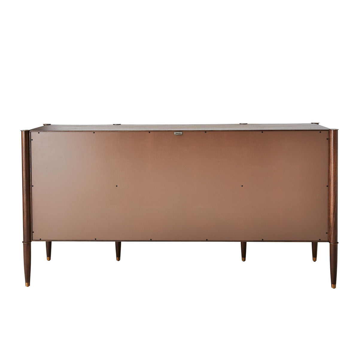Global Views Triple Curve Cabinet Walnut