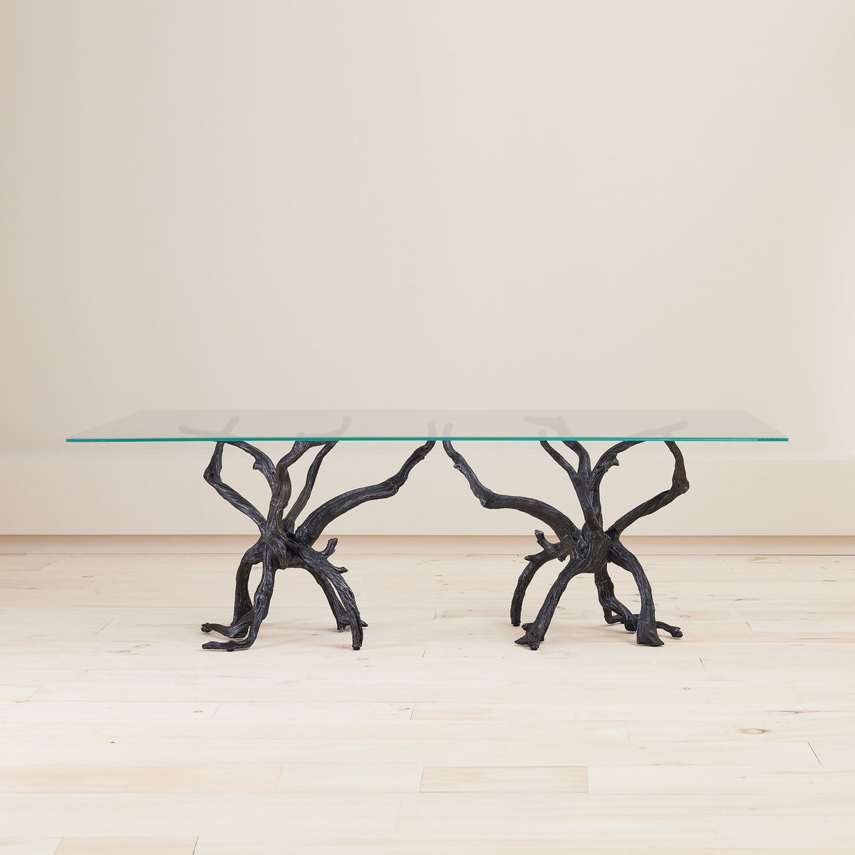 Global Views Natural Iron Monterey Rectangle Dining Table