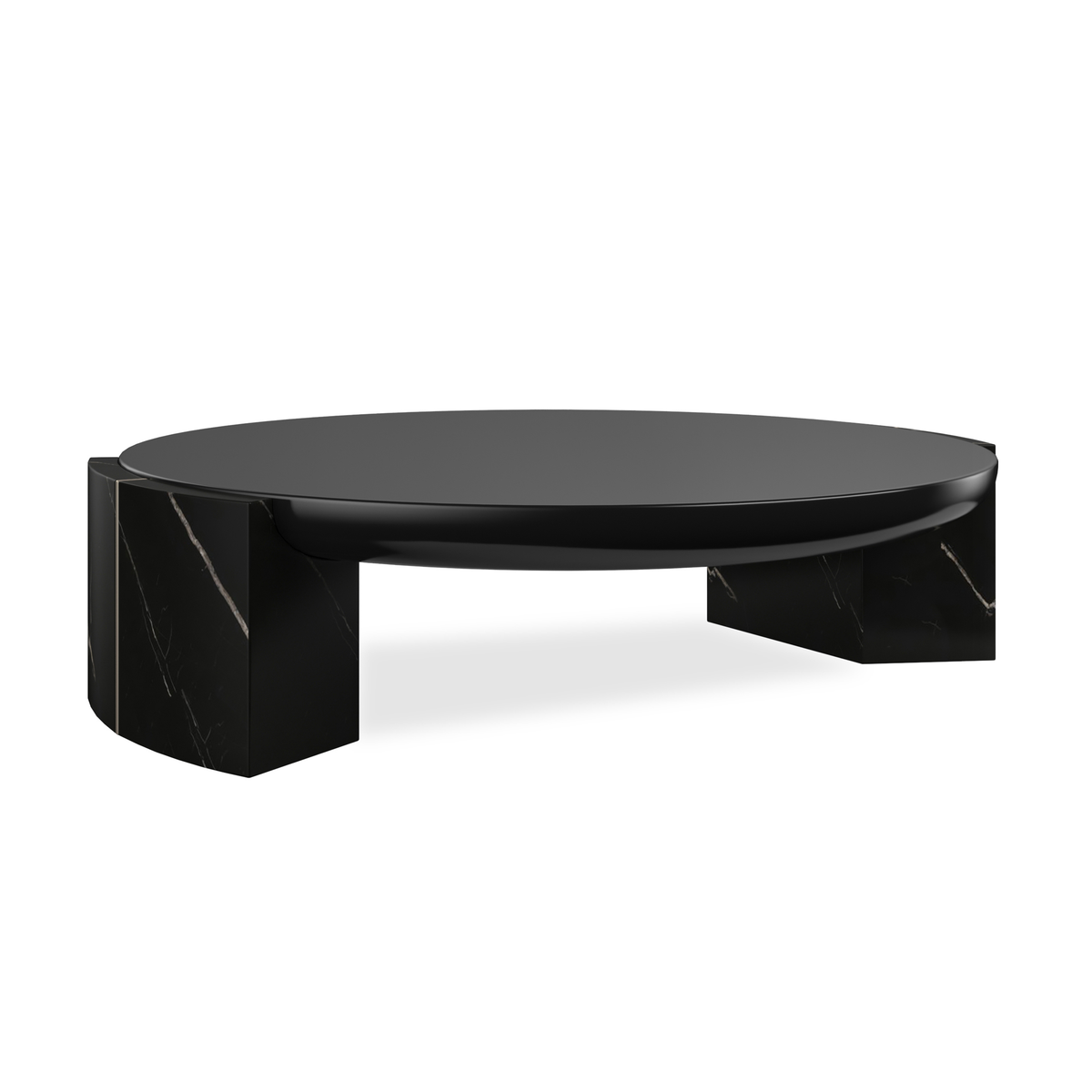 Caracole Classic Overlap Round Cocktail Table