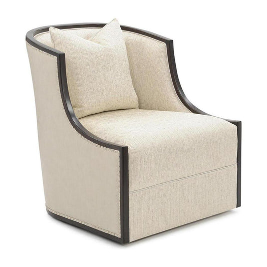 John Richard Ticinese Swivel Lounge Chair