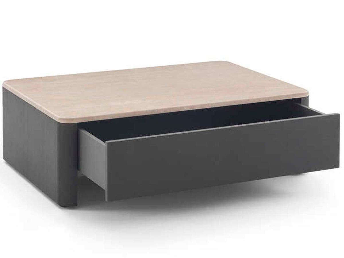 Tokio Rectangular Marble End Table