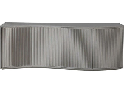 Home Mavericks 88-Inch TV Stand Media Console in Misty Gray
