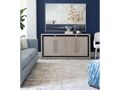 Home Mar Monte 68-Inch Media Console Buffet in Champagne Taupe Oak