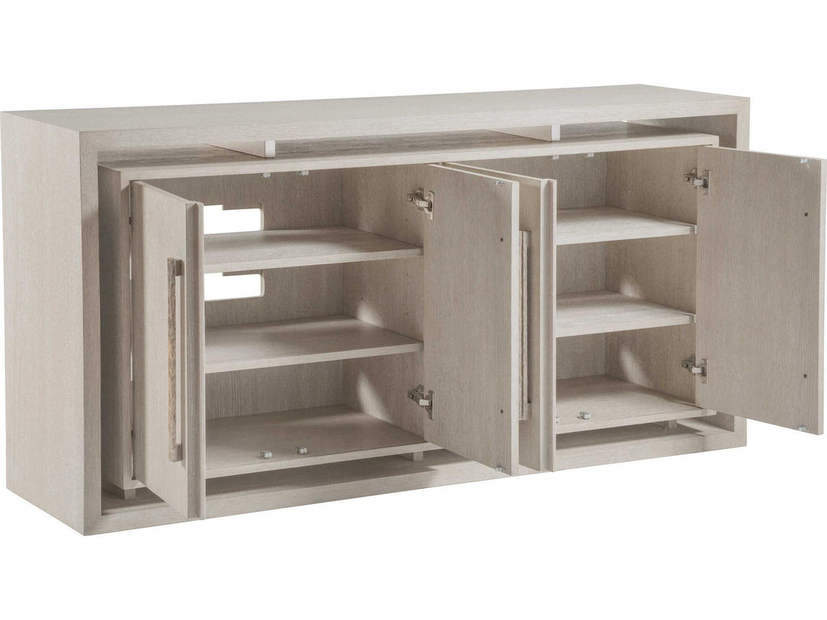 Home Mar Monte 68-Inch Media Console Buffet in Champagne Taupe Oak