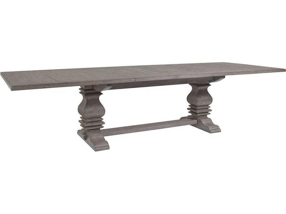 Home Axiom Rectangle Dining Table in Grigio Mahogany Finish