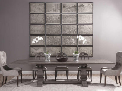 Home Axiom Rectangle Dining Table in Grigio Mahogany Finish