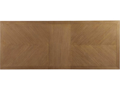 Newport Oceanfront 88-Inch Rectangle Extension Dining Table Sandstone Elm