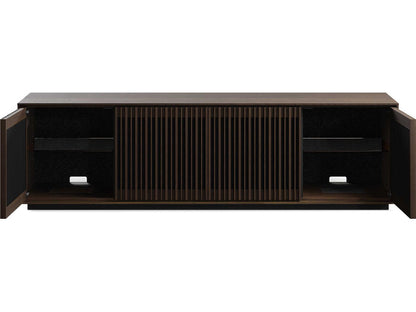 Profile 8479 Four-Door Media Console in Toasted Oak