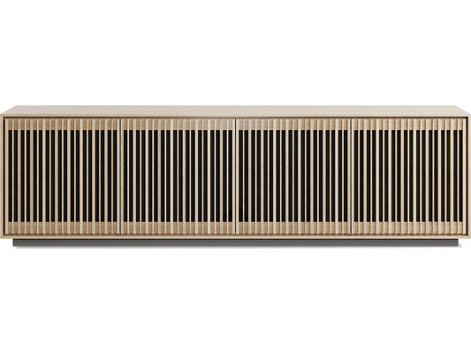 Profile 4-Door Media Storage Console in Washed Oak