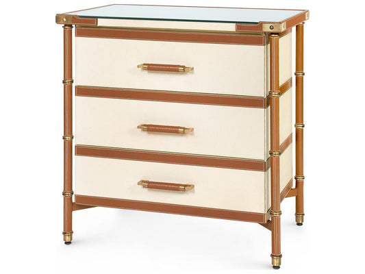 Rectangular Glass End Table